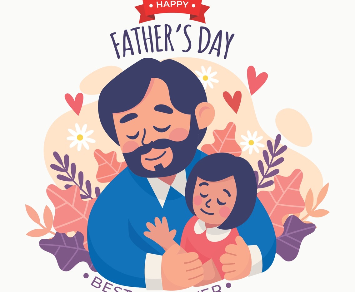 Fathers Day Concept With Father And Daughter