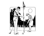 Golf Players Vector