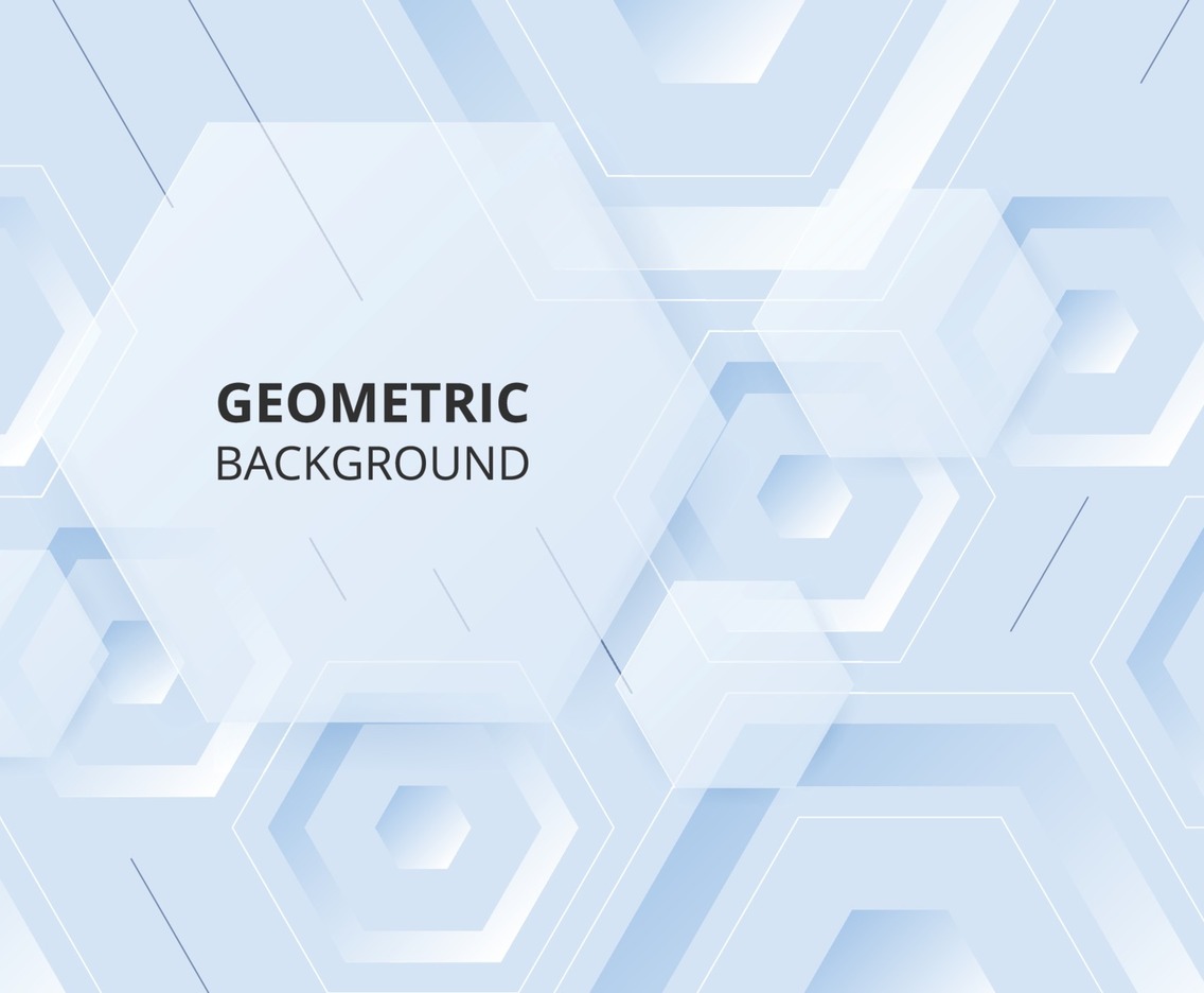 Abstract Hexagonal Shapes Background