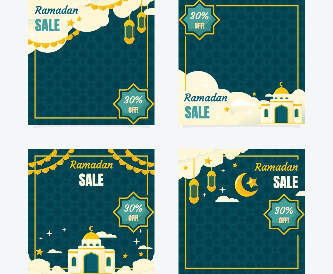 Happy Ramadan Sale Social Media Post