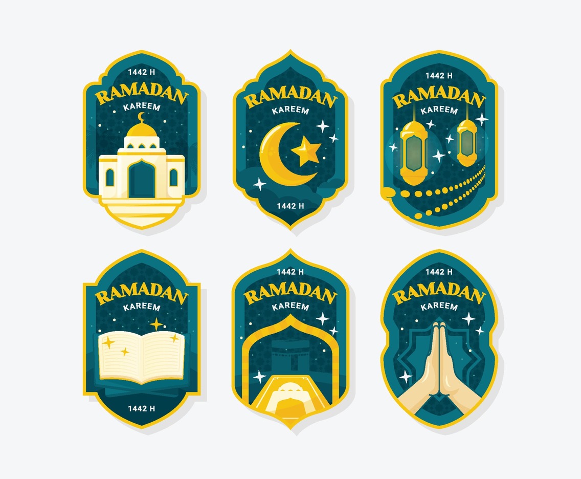 Happy Ramadan Kareem Label