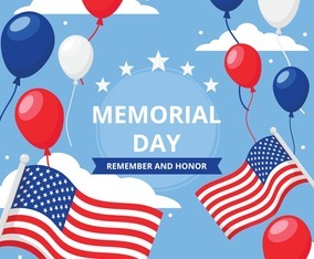 USA Memorial Day Background
