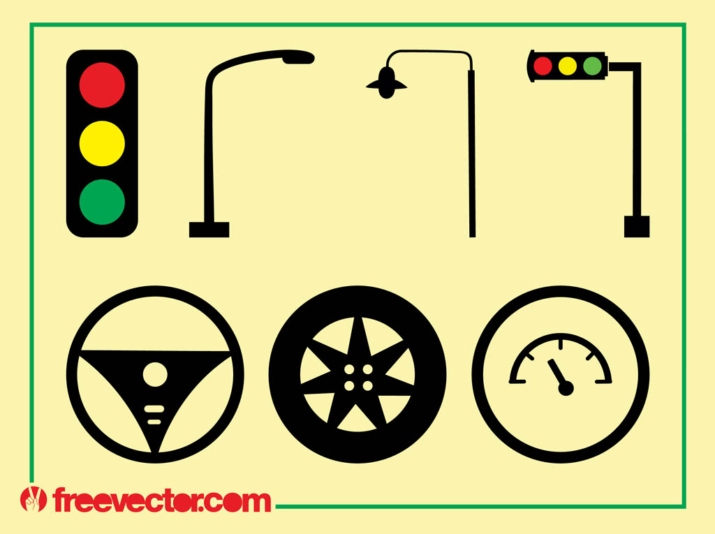 Traffic And Driving Icons