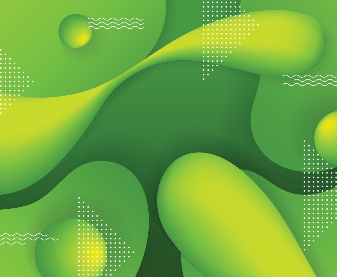 Green Liquid Abstract Background