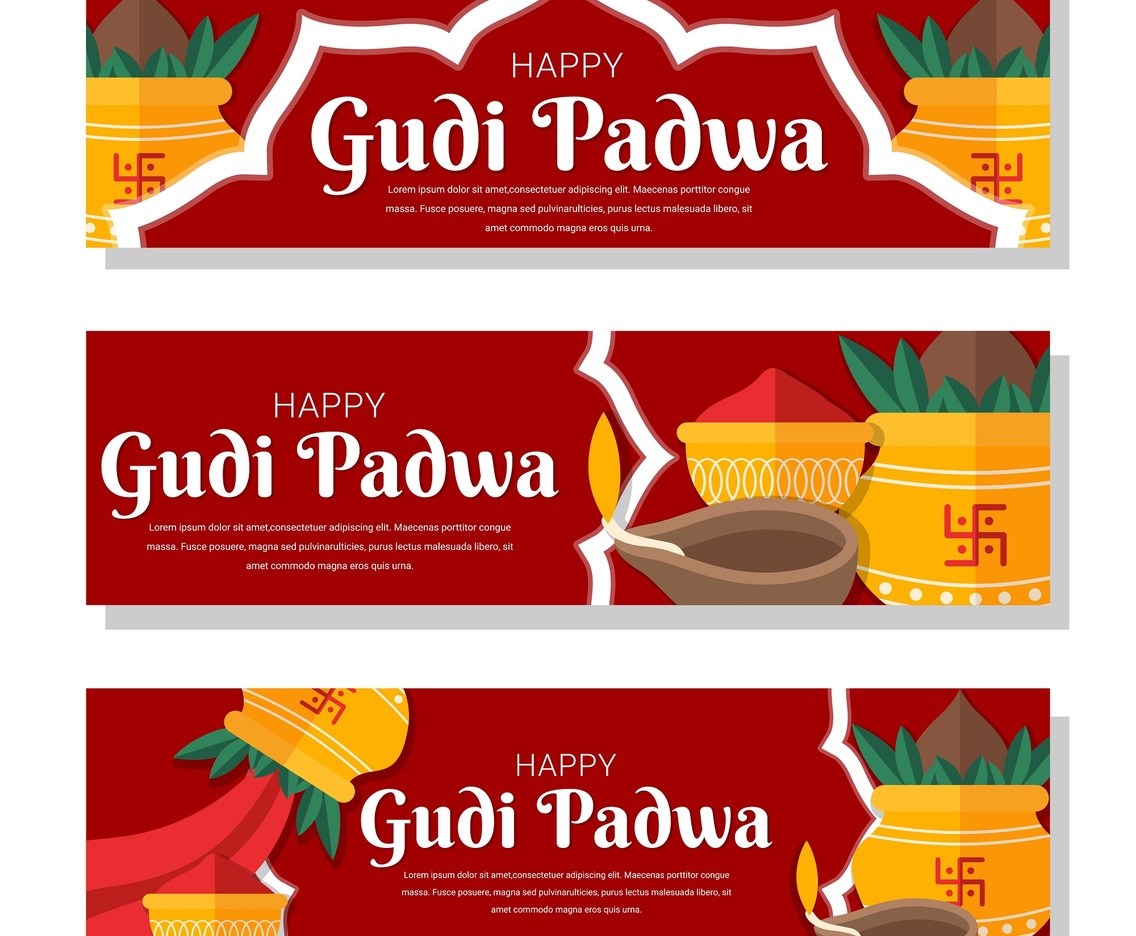 Gudi Padwa Celebration Banner