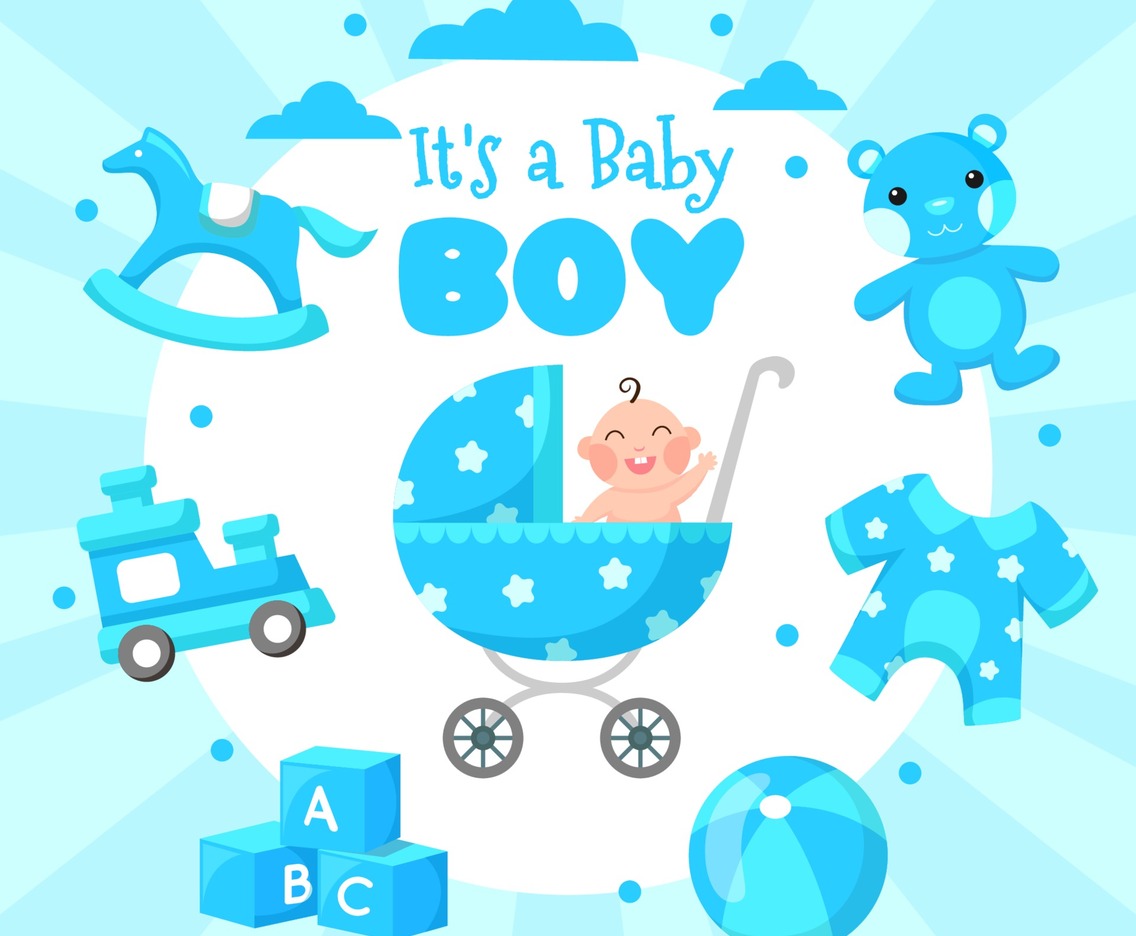 It's a Boy Celebration Design