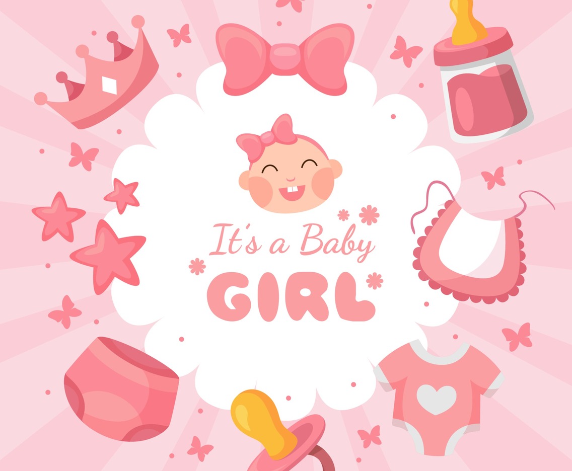 It's a Girl Celebration Design