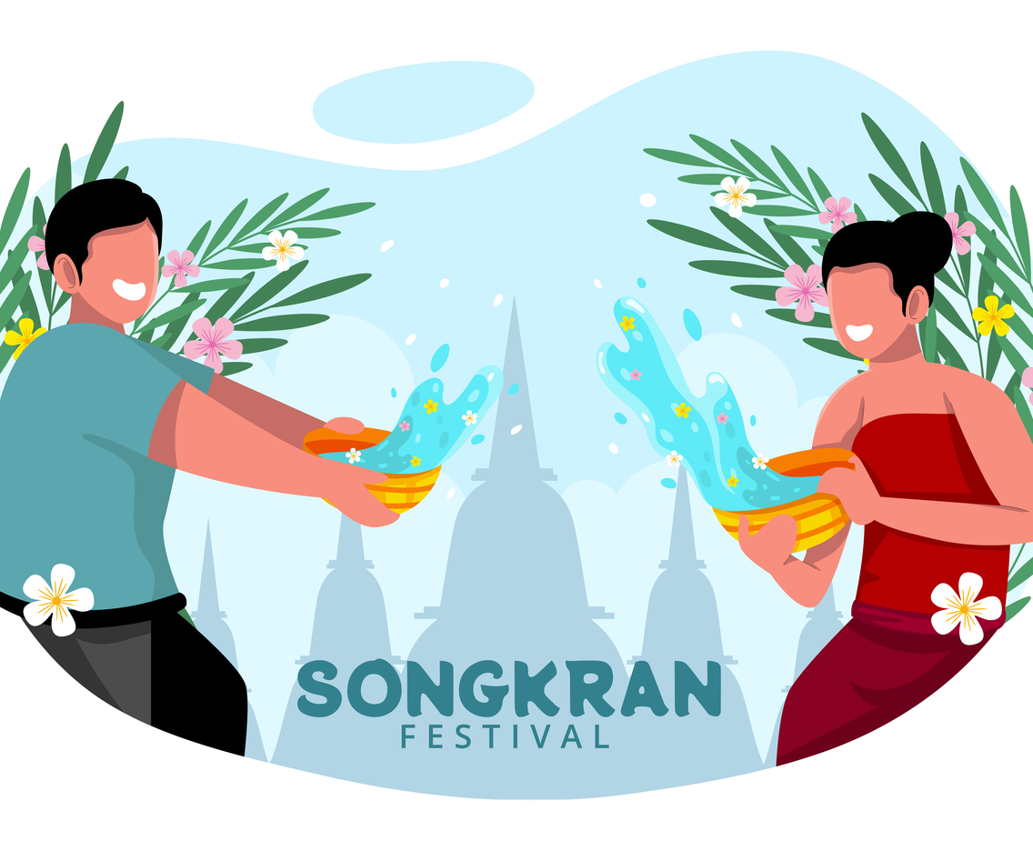 Songkran Festival Celebration Design
