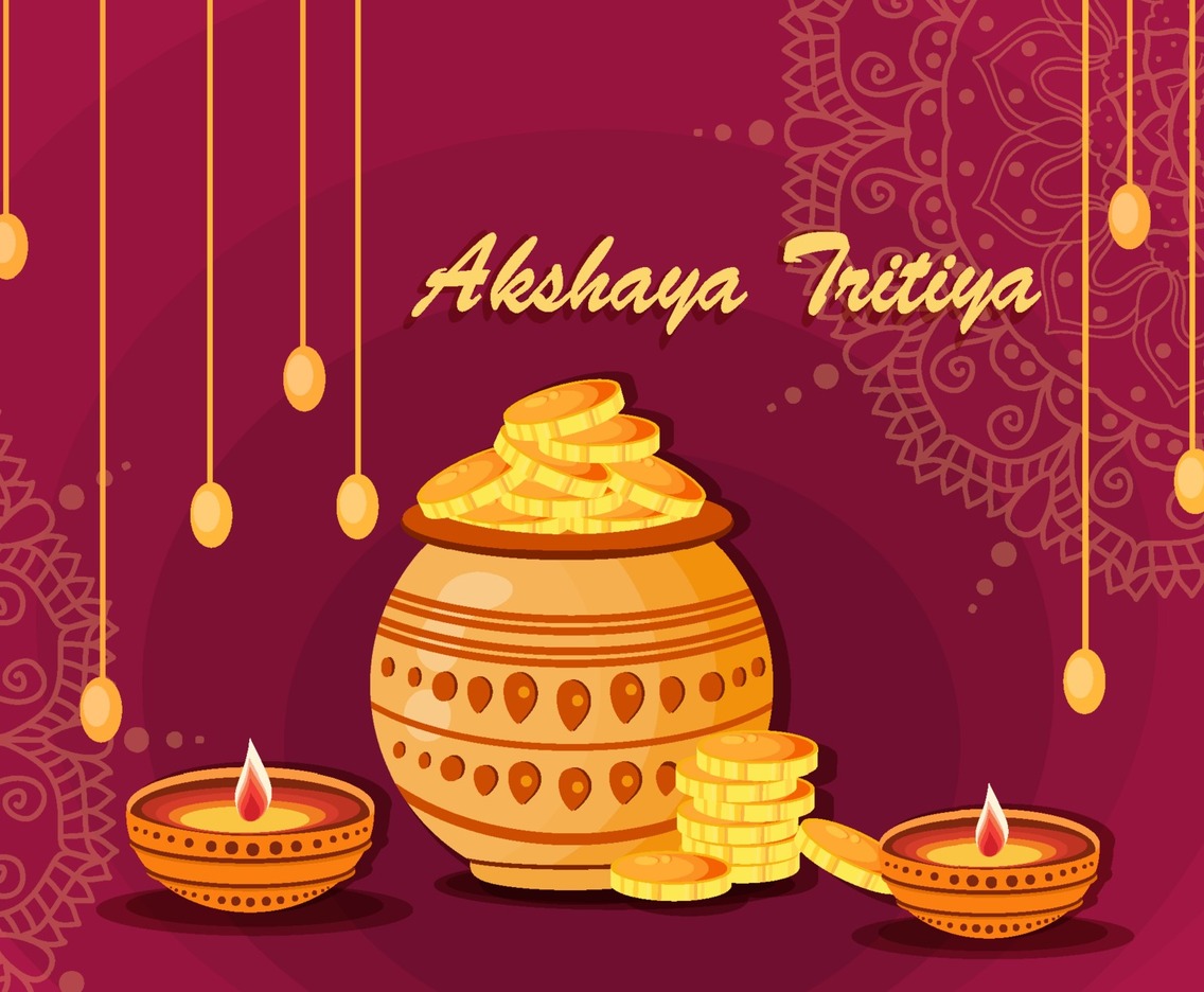 Happy Akshaya Tritiya Background