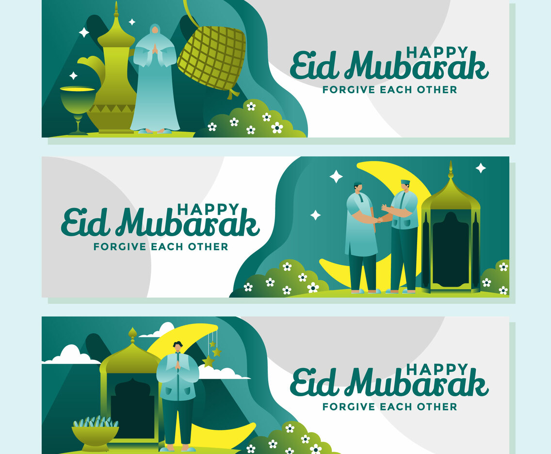 Enjoying Peaceful Days on Eid Mubarak