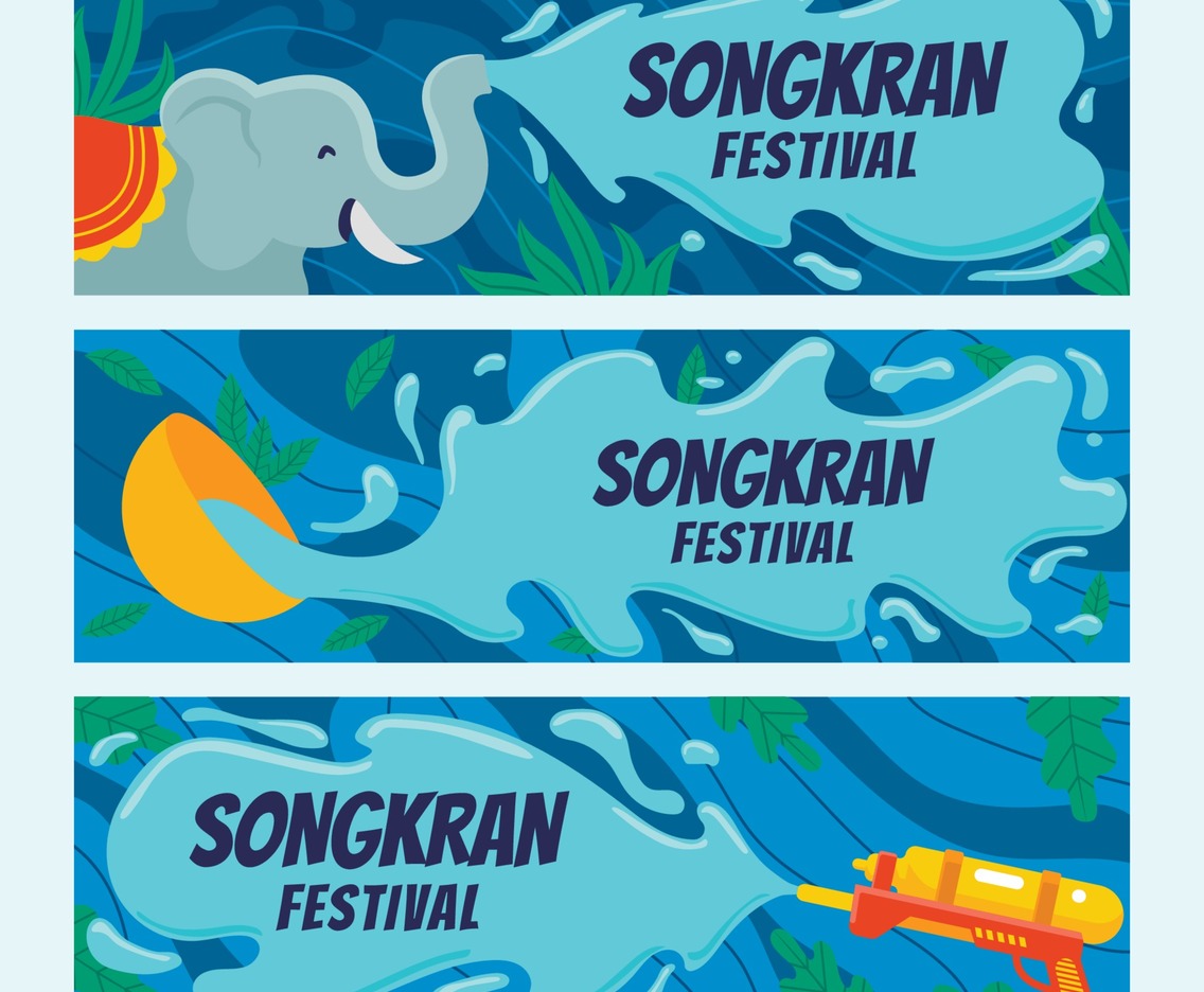 Songkran Festifal Banner