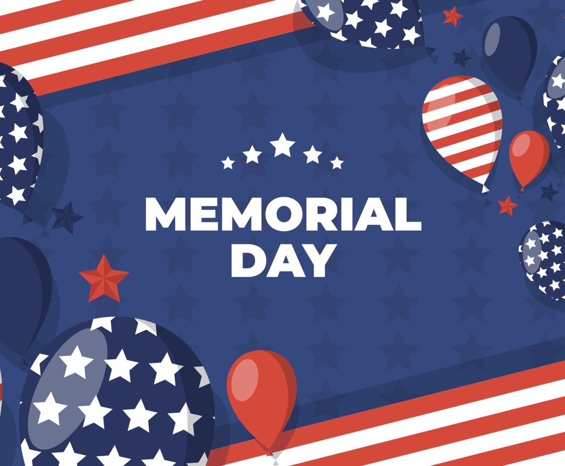 USA Memorial Day Background