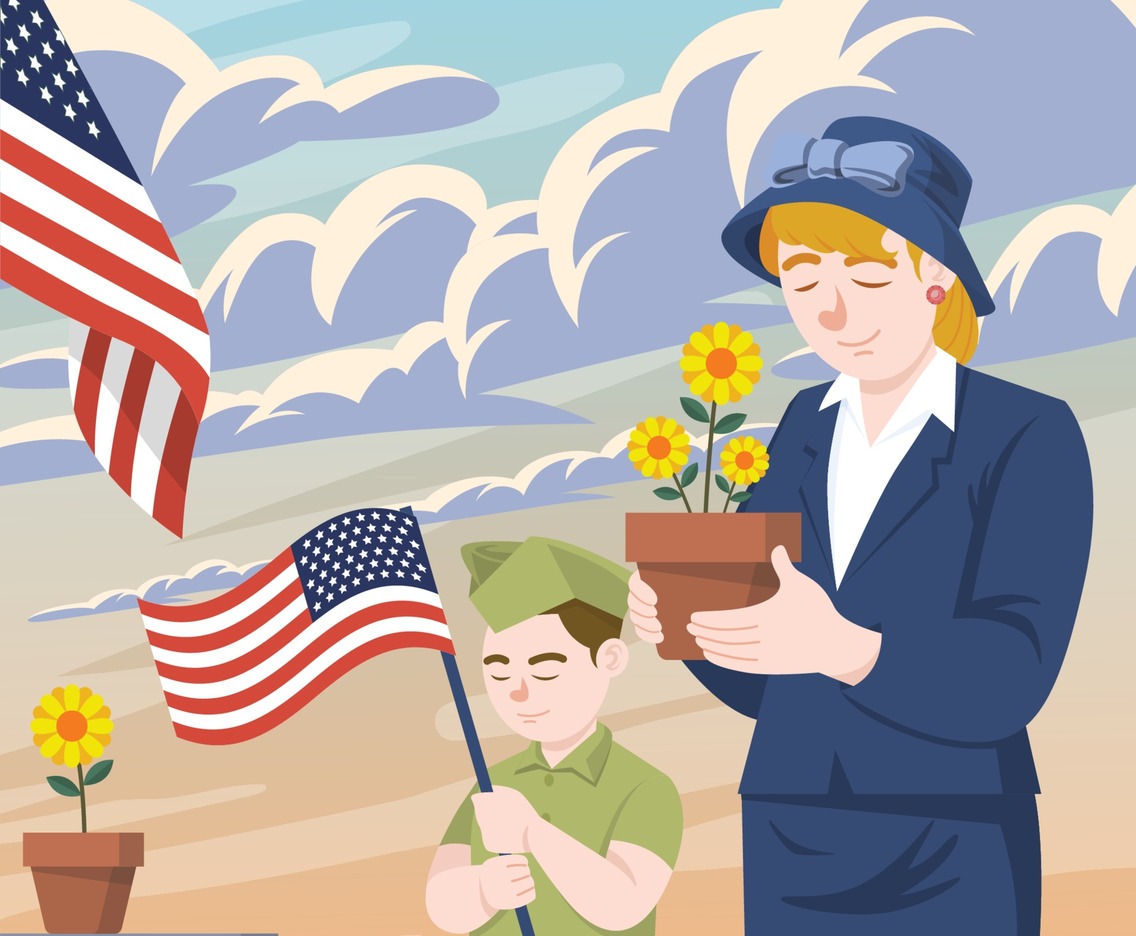 Memorial Day of USA Design