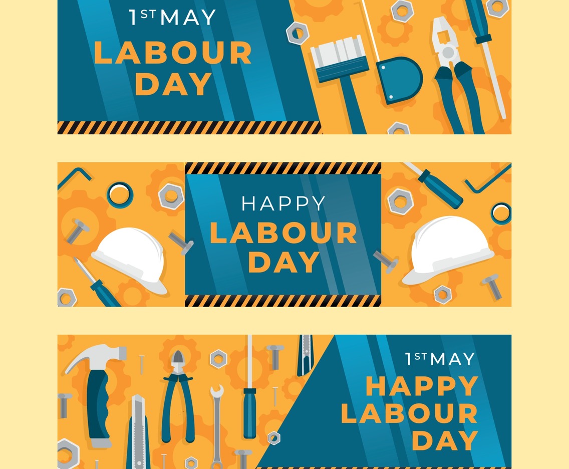 Happy Labor Day Banner Collection