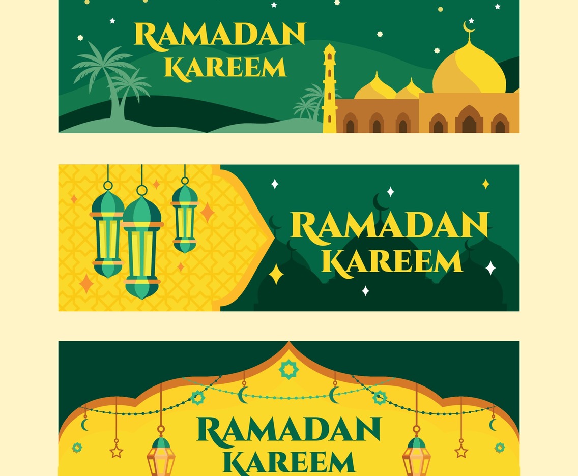 Ramadan Kareem Greeting Banner