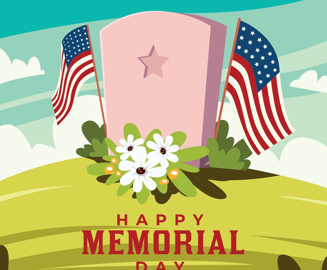 Memorial day USA illustration