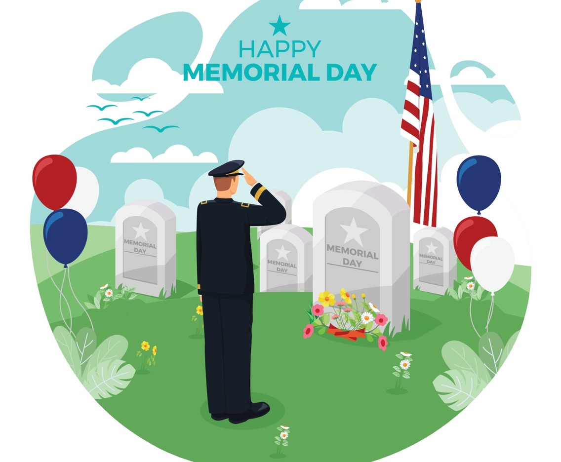 USA Memorial Day Design