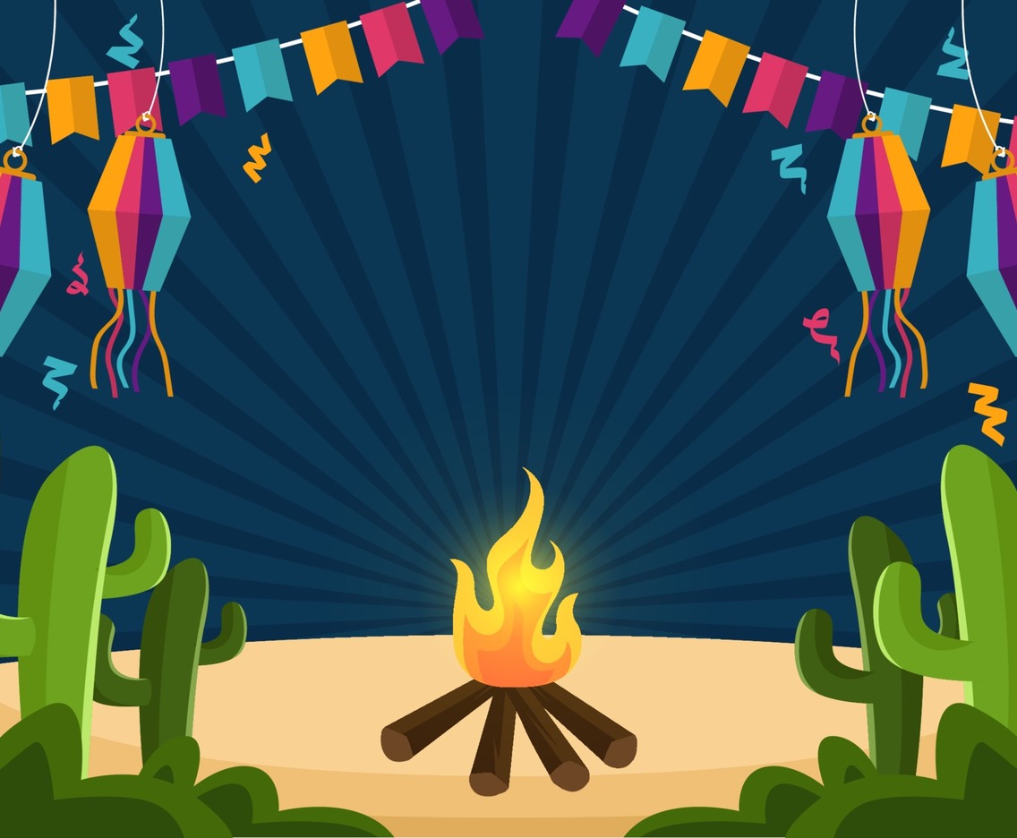 Festa Junina Celebration Background