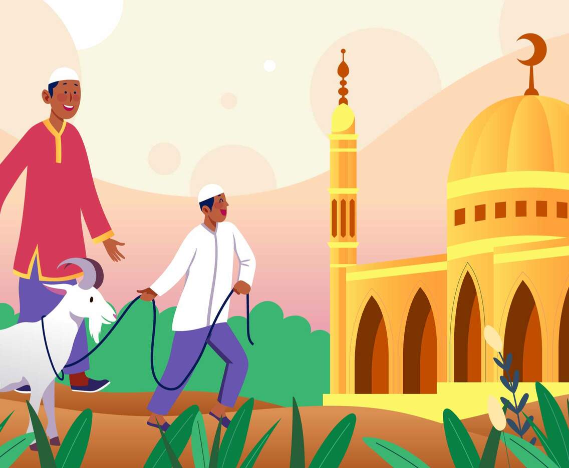 Celebrate Eid Al Adha Concept