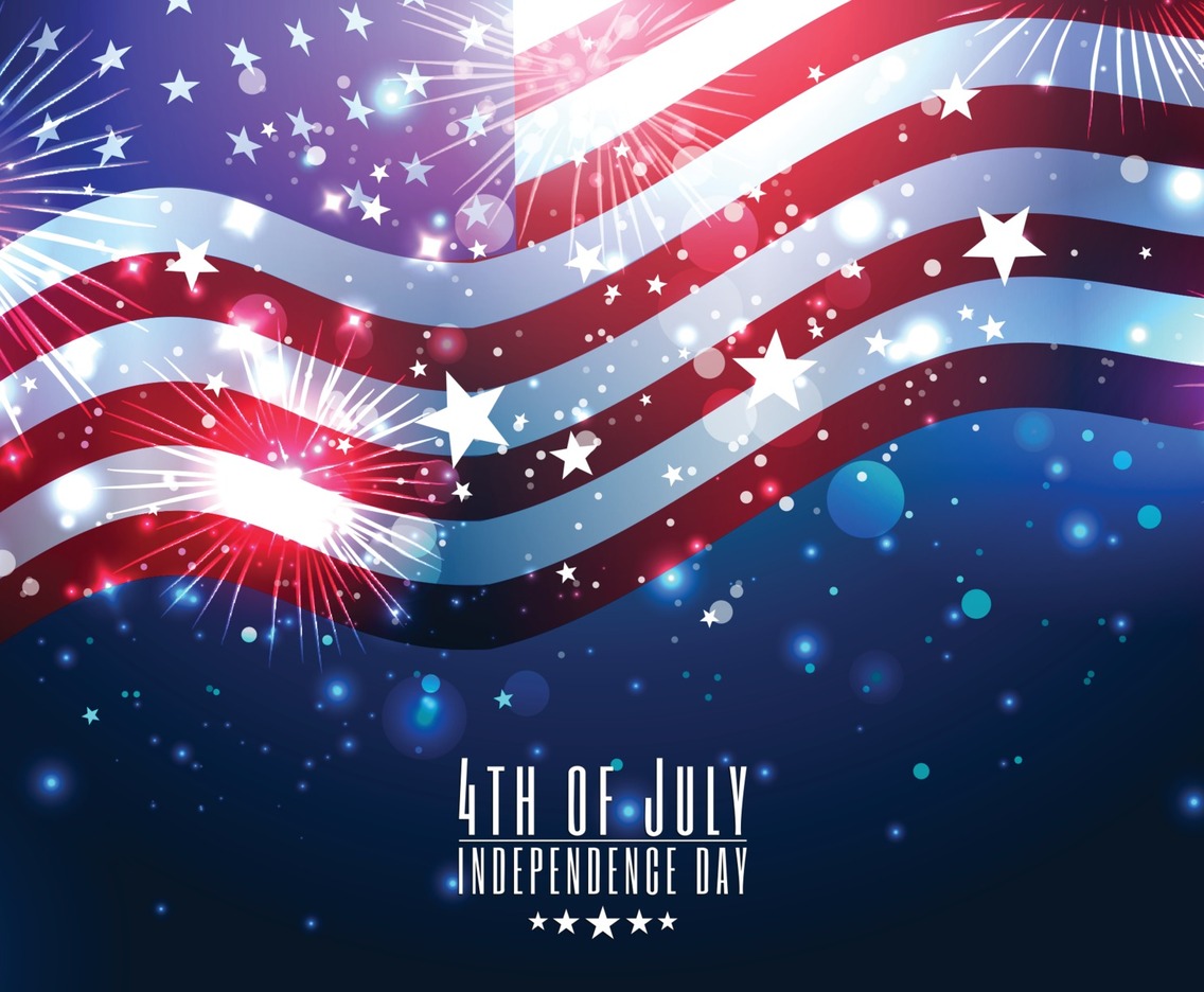 4th of July Independence Day USA Flag Concept