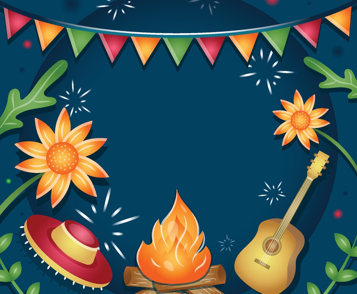 Festa Junina Background Template