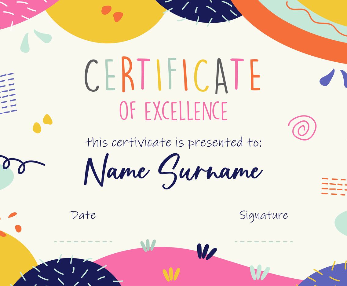 School Fun Certificate