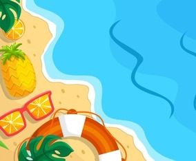 Summer Beach Background