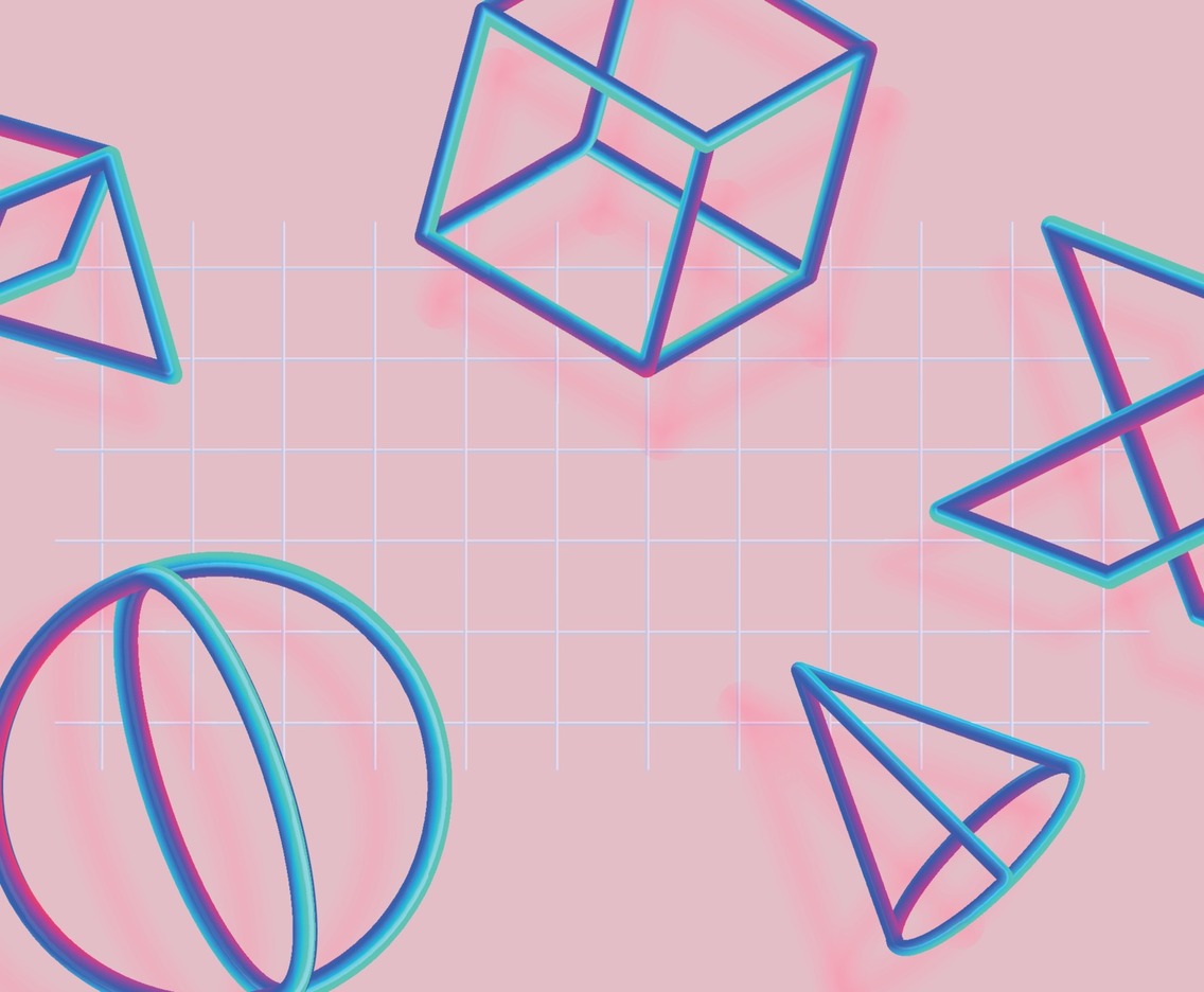 Modern pink background
