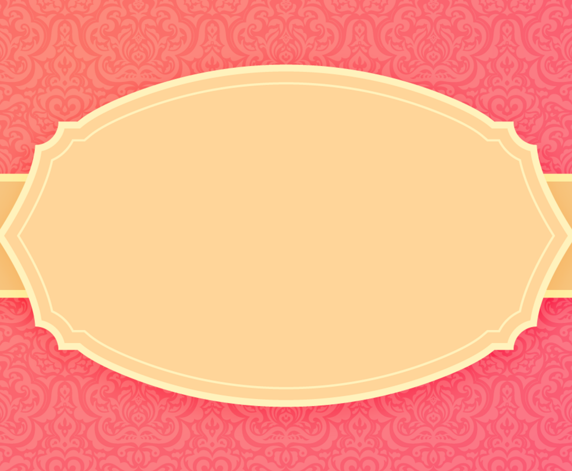 Pink Vintage Background with Frame Template