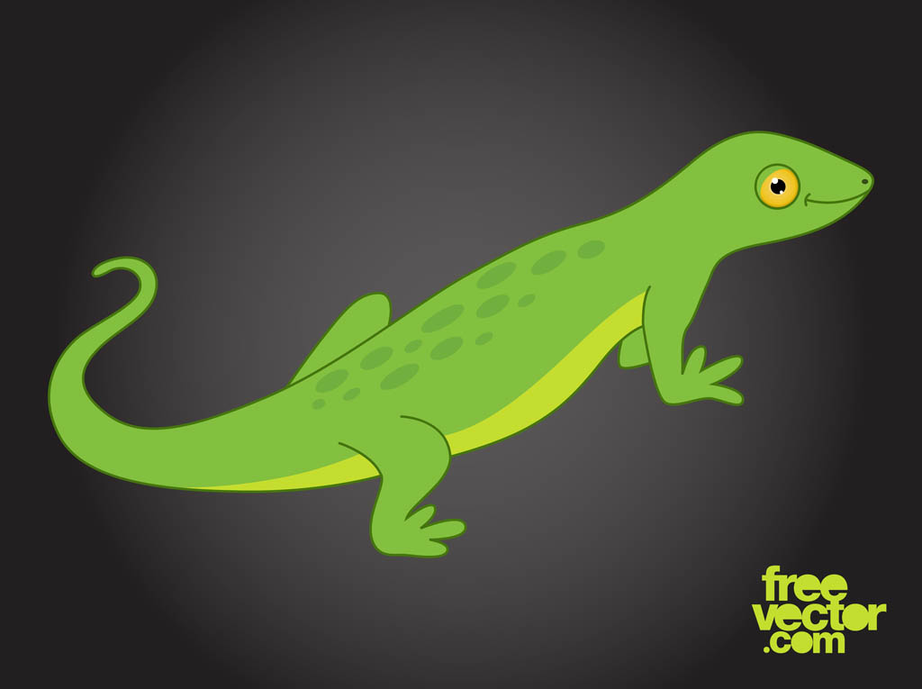 Cartoon Lizard Vector Art & Graphics | freevector.com