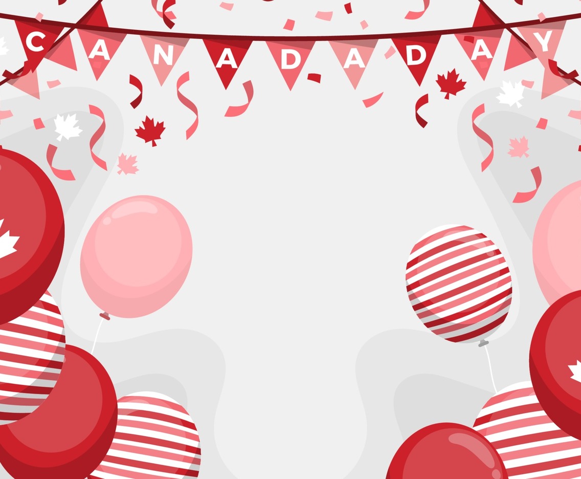 Canada Day Festivity Background