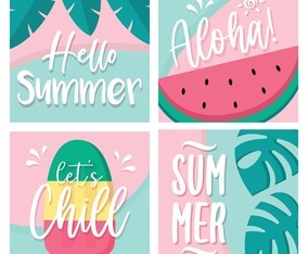 Summer Card Set