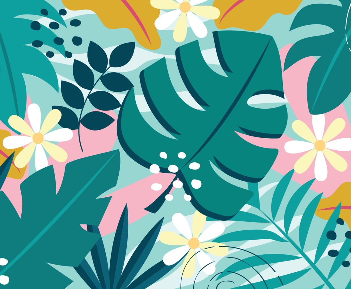 Tropical Foliage Background
