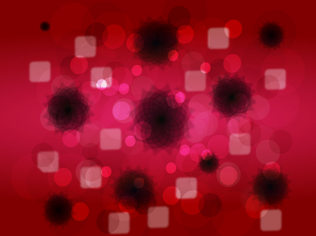 Red Kaleidoscope Backdrop