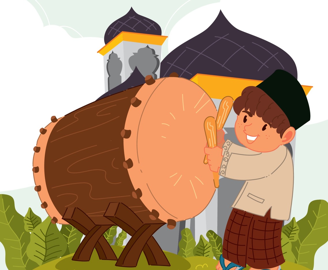 Ied Bedug illustration Concept