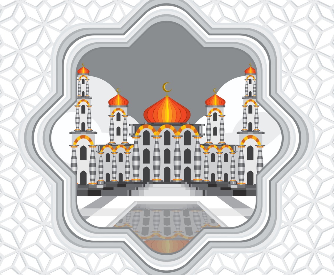 Ied Mosque Background Concept