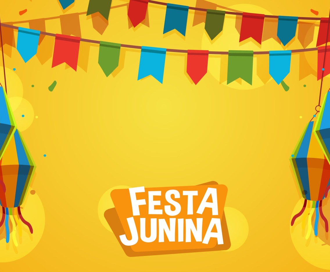 Colorful Fun Festa Junina Background
