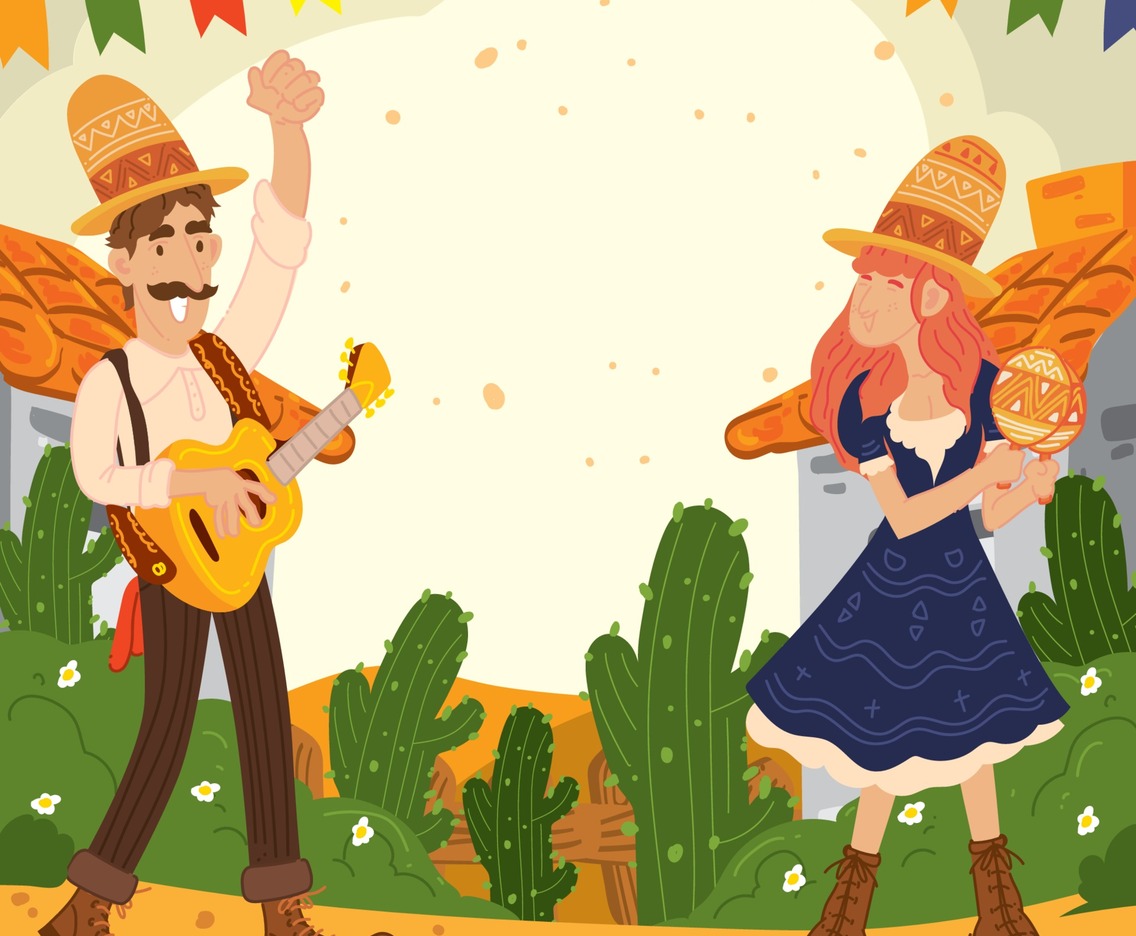 Festa Junina Background Concept