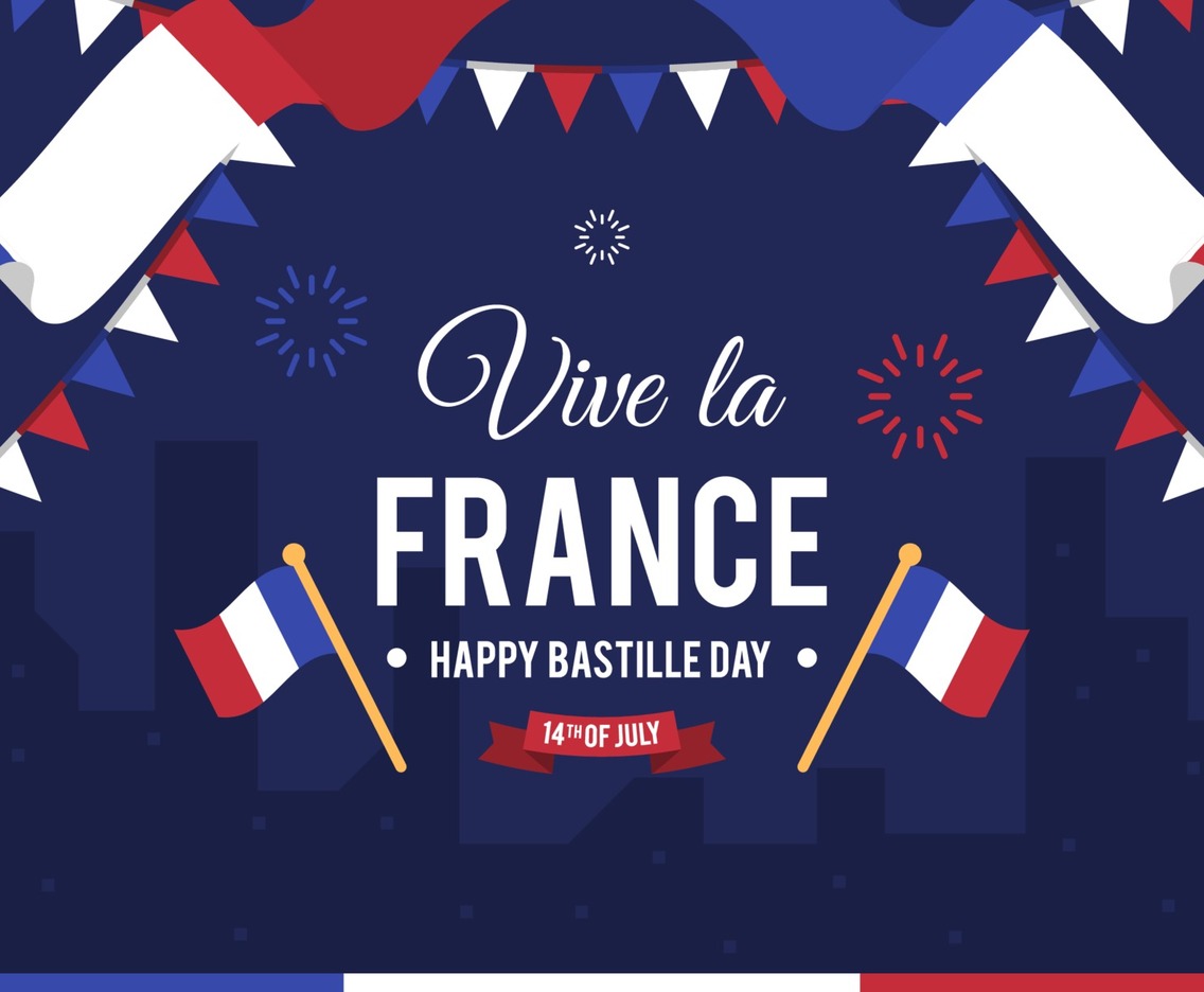Bastille Day Festivity Background