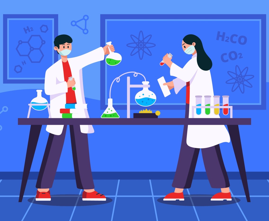 Students Learning Science at Chemistry Class