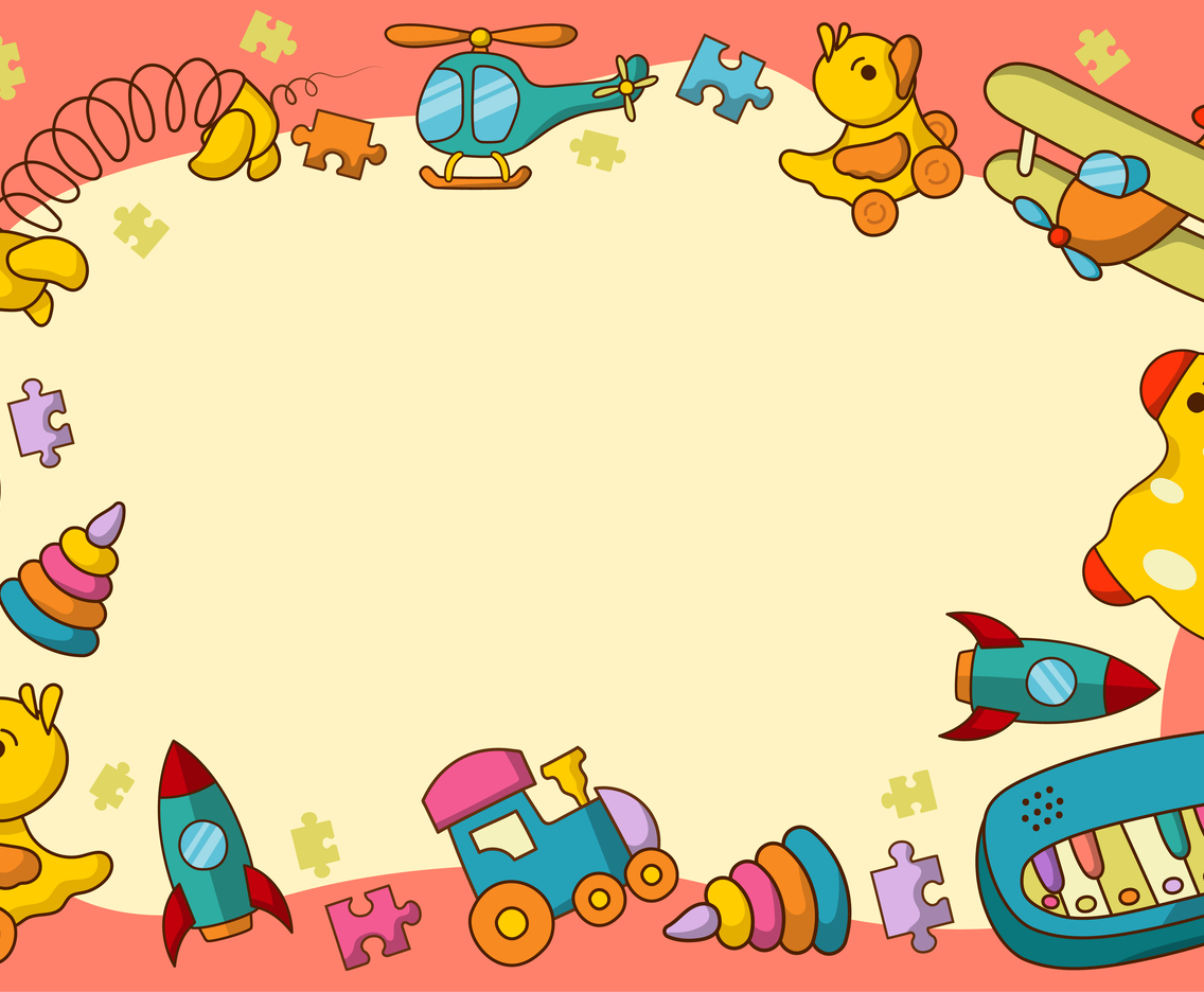 Kids Toys Frame Concept