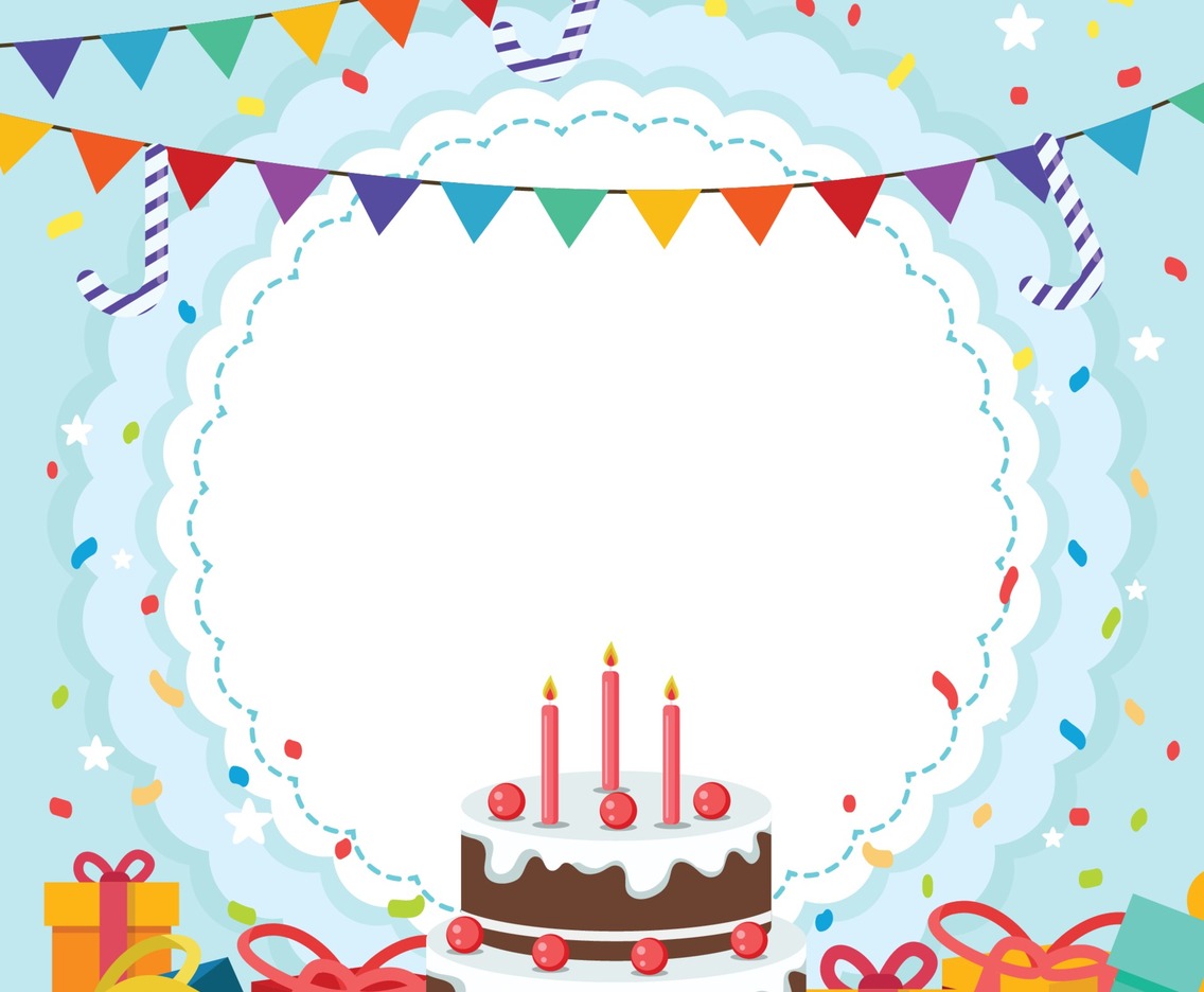 Birthday Ornament Background