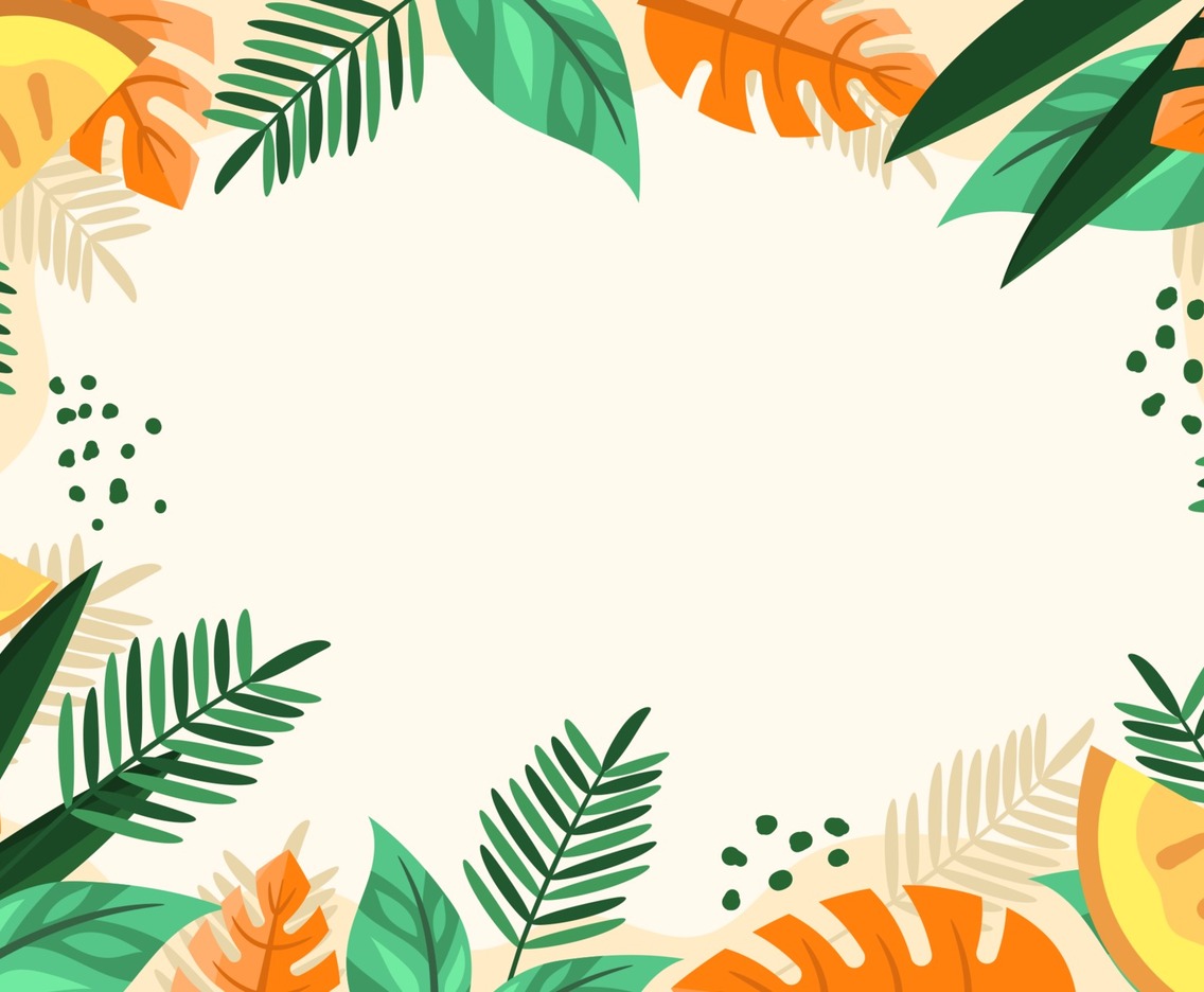 Tropical Orange Summer Feel