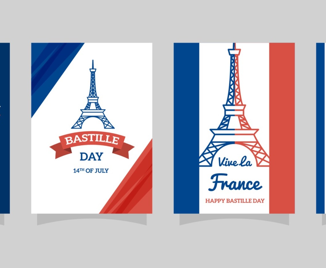 Bestille Day Festivity Card Collection