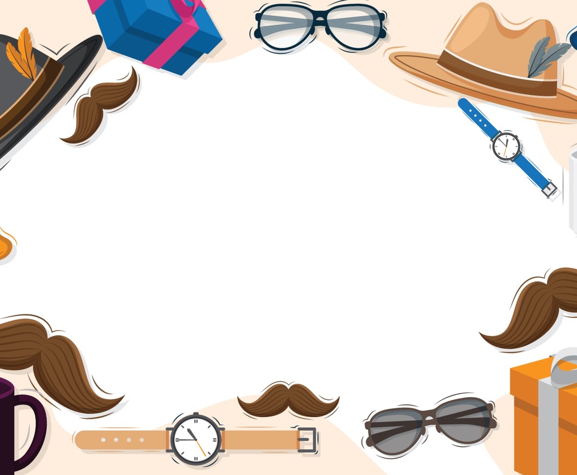 Flat Father's Day Background