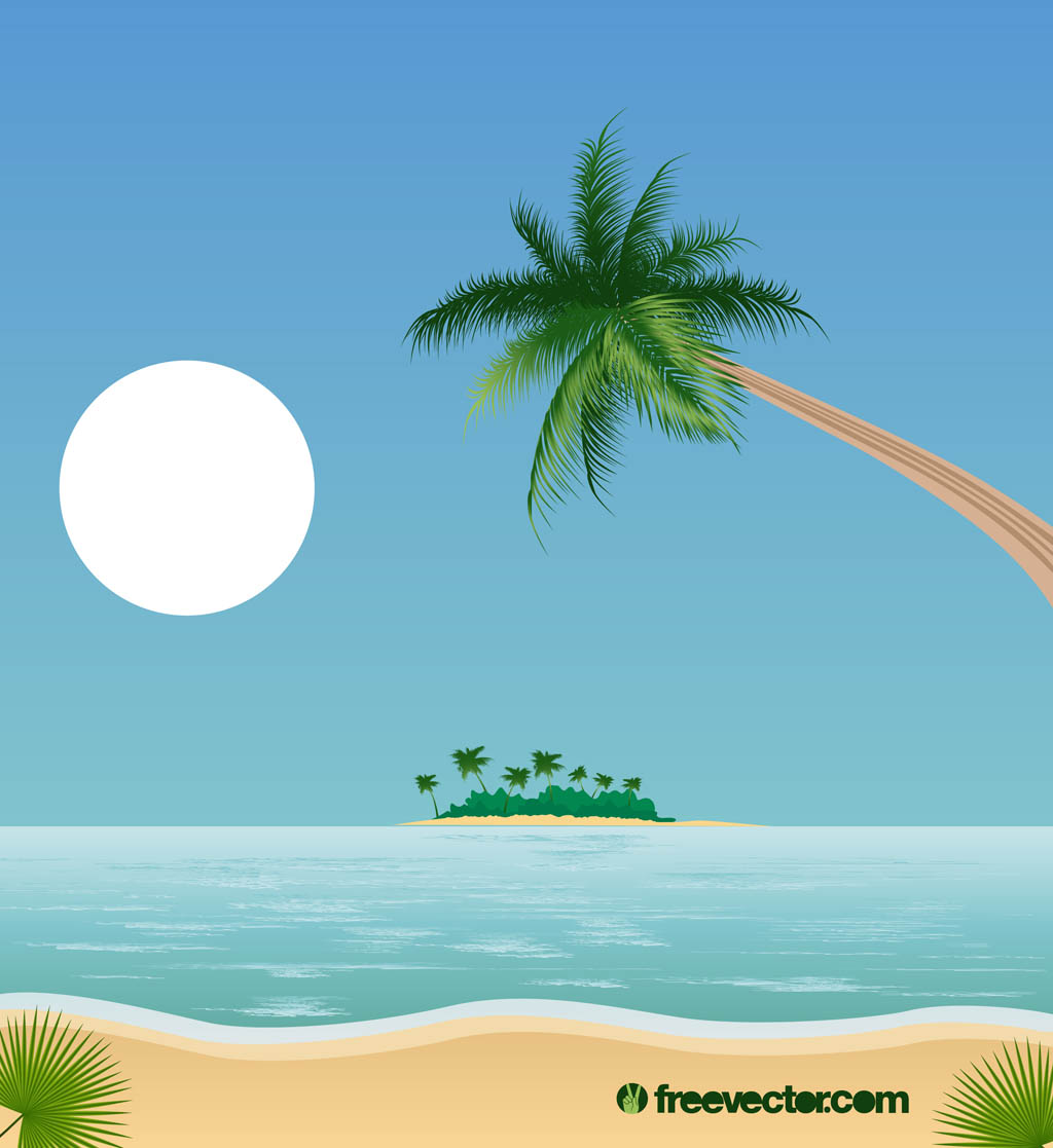 Tropical Beach Landscape