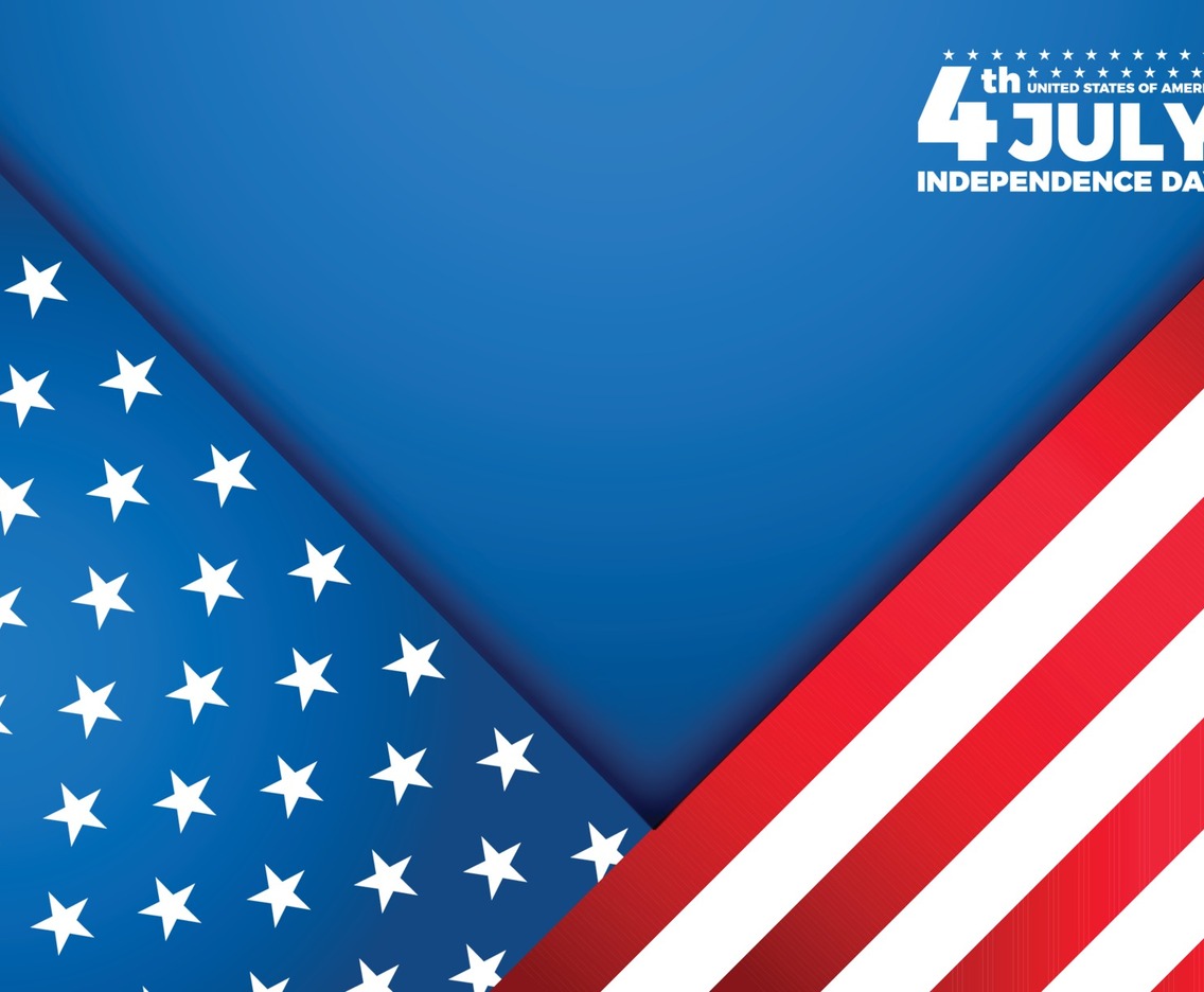 Independence Day American Flag Background Layout Design