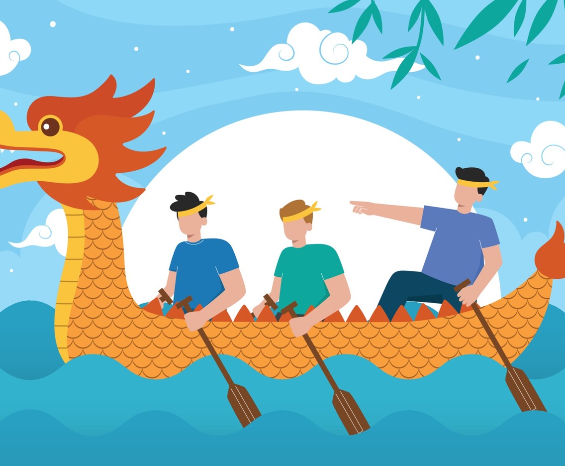 Dragon Boat Festival Illustration
