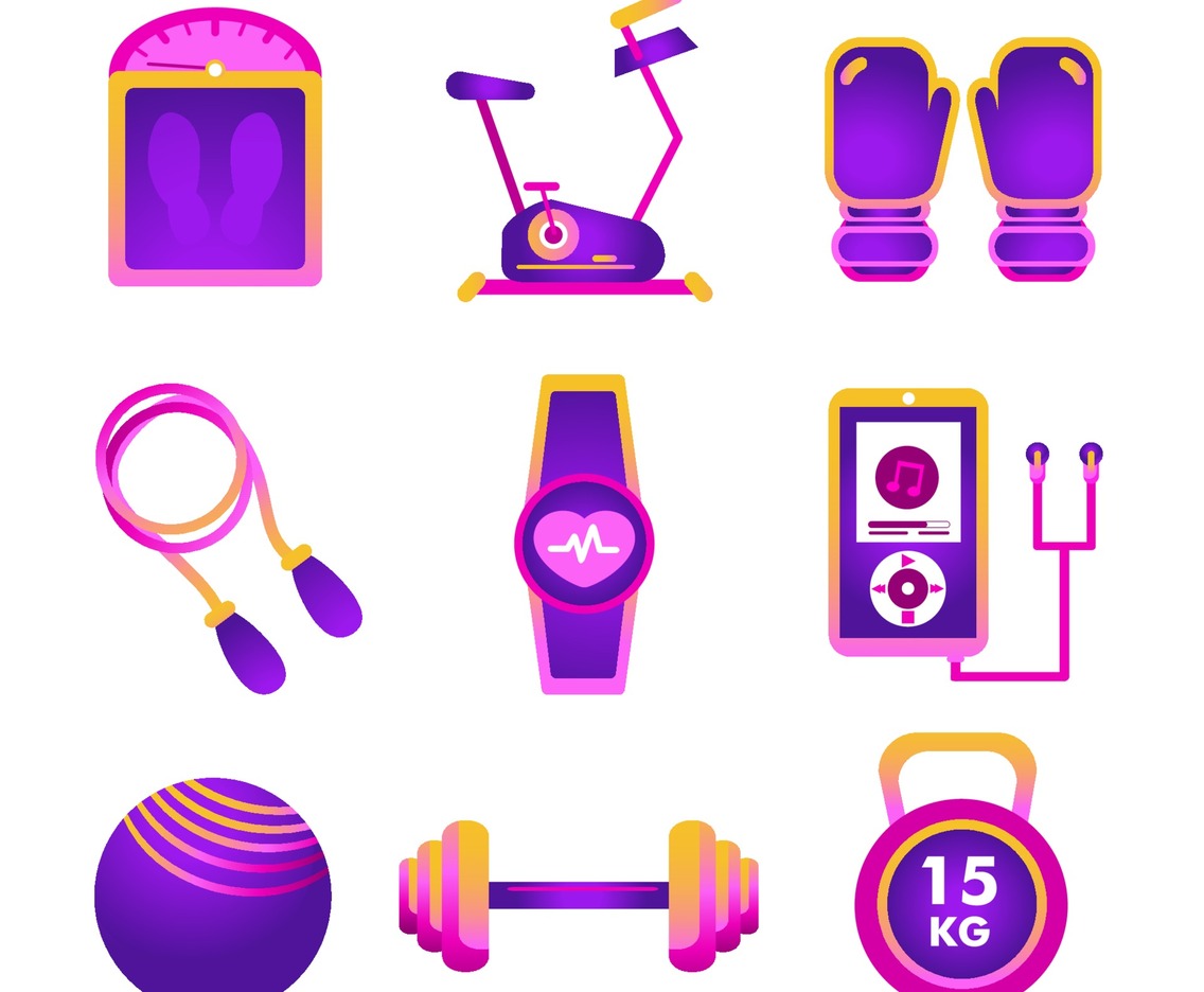 Purple Gym at Home icon