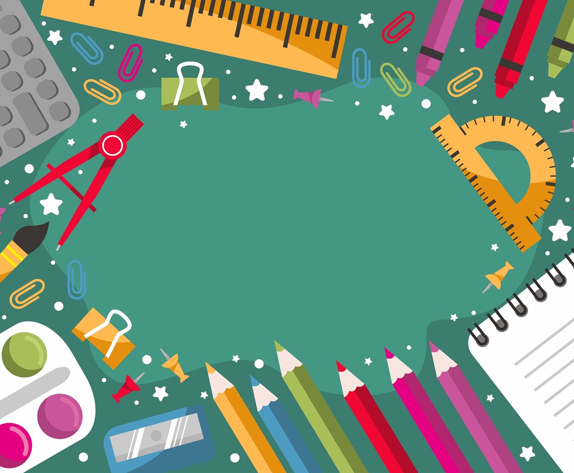 Colorful stationary element background